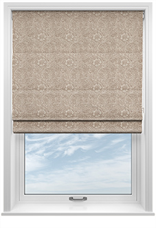 William Morris At Home Marigold, Woven Linen - Twist&Fit Roman Blind